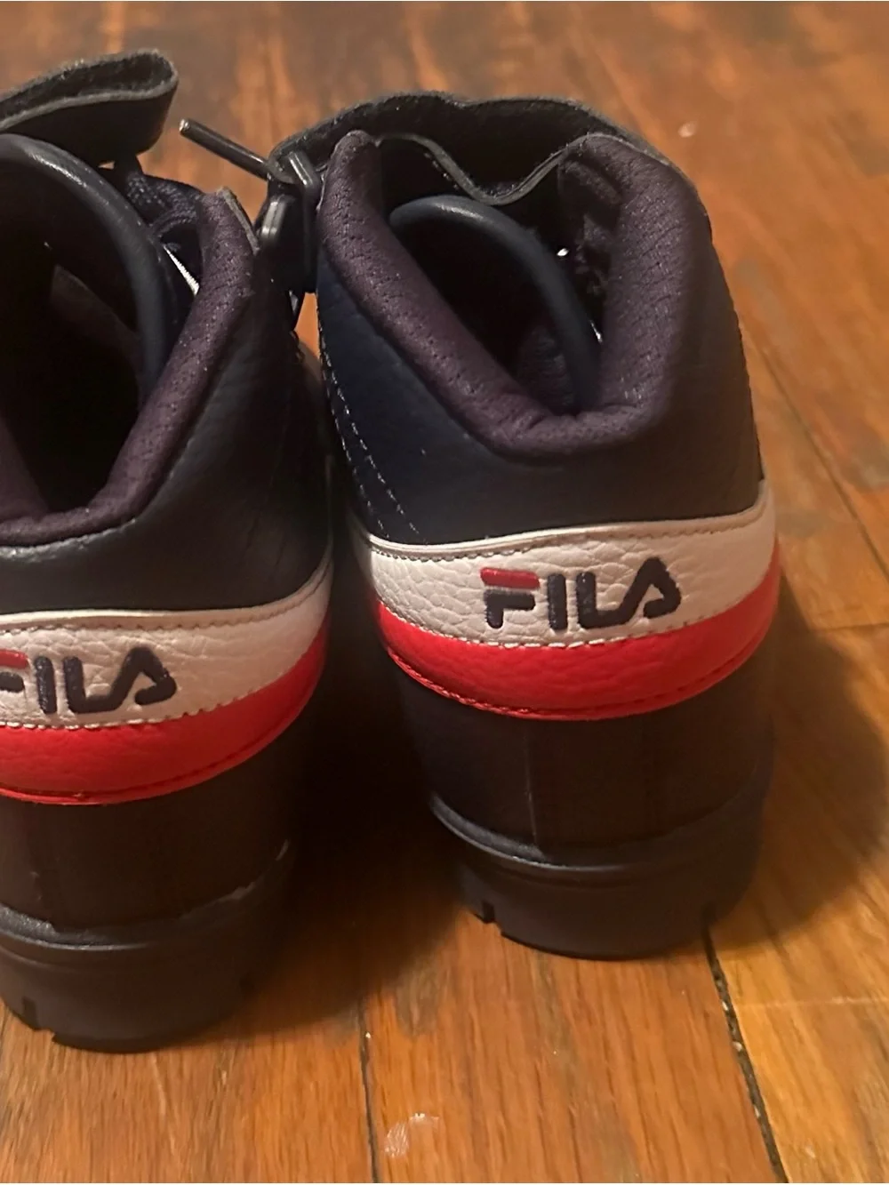 Fila Kids Navy and Black Lace-Up Boots